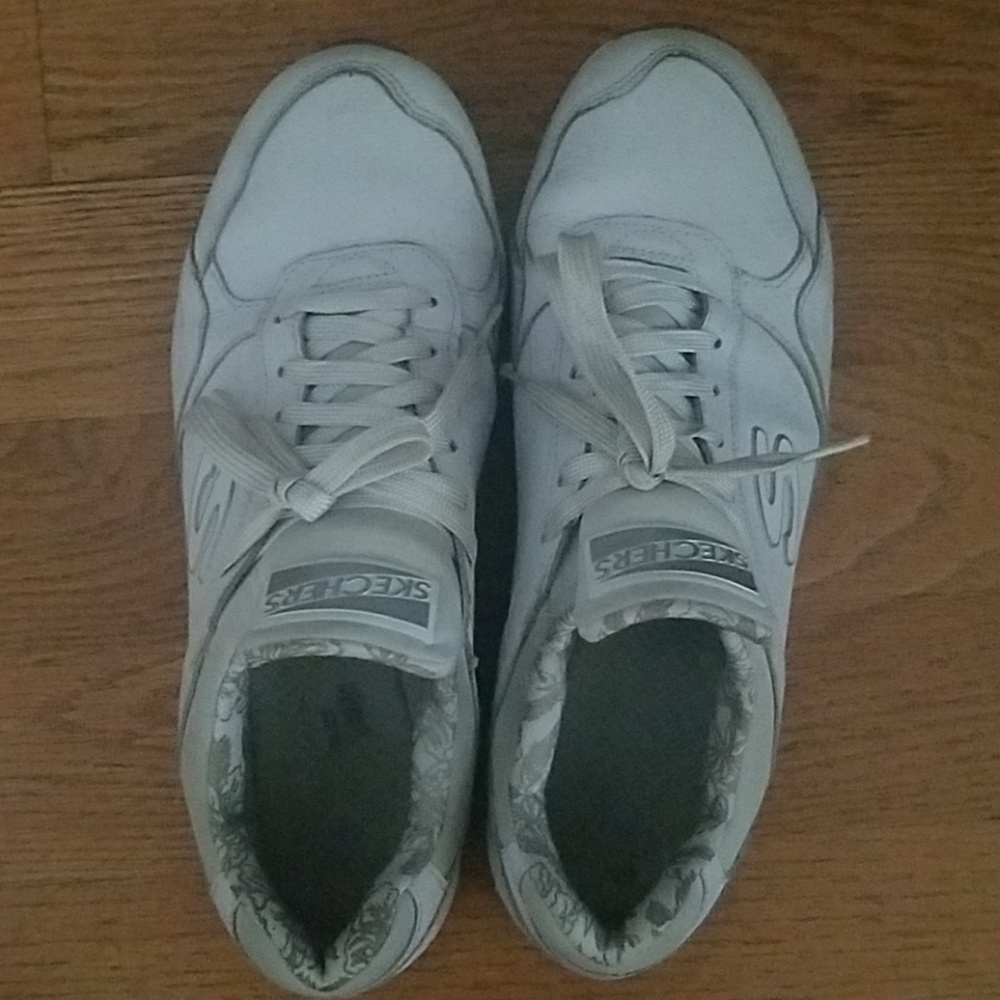 White sneakers